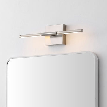 Makena Modern Minimalist Dimmable Integrated LED Metal Wall Sconce